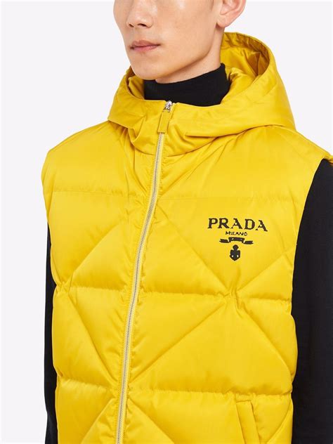 prada padded gilet